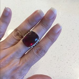 925 David YURMAN 20 /15 Wheaton red garnet Diamond size 6